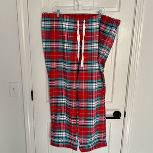 Lands' End | Women's Pajama Pants, Rich Red Plaid Colorway, Size 2X - EUC